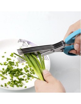 Ножица за подправки и зеленчуци с 5 остриета